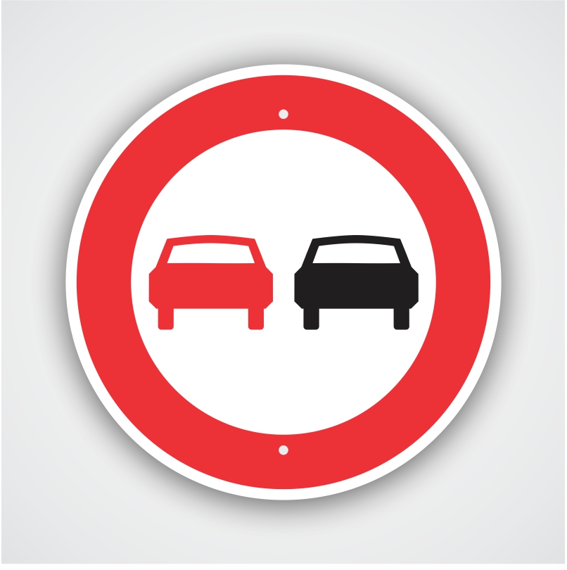 No Passing Zone – Autobahn Sign – Autobahn Signs
